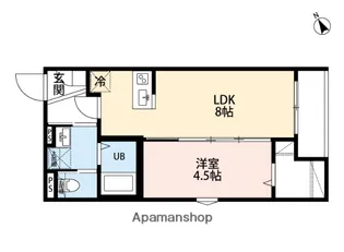 ラネージュ海老名【2階】の間取り
