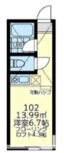ユナイト八景アルザス・ロレーヌ【1階】の間取り