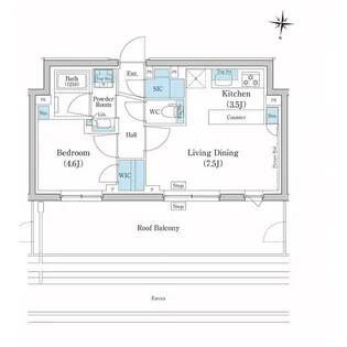 スタイリオ池上SOUTH【4階】の間取り