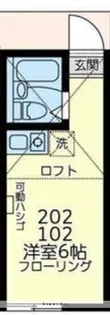 ユナイト六浦フォンダンショコラ【1階】の間取り