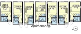 ユナイト大道ヘンリーパーセル【2階】の間取り