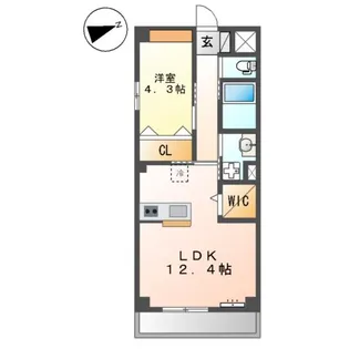 セントラルセブン【2階】の間取り