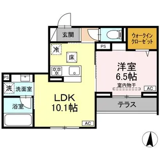 エスペリア中央林間5丁目【1階】の間取り