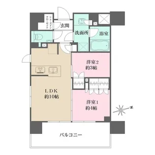 グレーシアフィット藤沢鵠沼【5階】の間取り