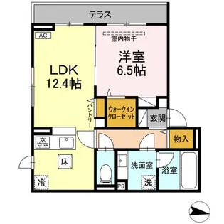 サーフサイド【1階】の間取り