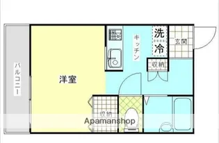 グリーンベルハイツ【1階】の間取り