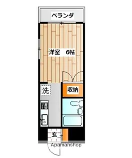ヴェルデン花の木【2階】の間取り
