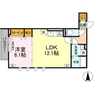 D’BLESS湘南台6丁目【3階】の間取り