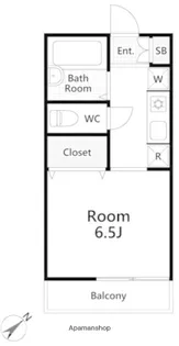 パークヨコチョー【2階】の間取り