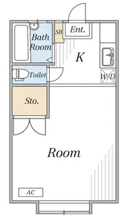 サンハイム神山【1階】の間取り