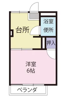 神奈川県川崎市中原区井田2丁目【アパート】の間取り