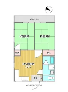 ブランメゾン2【2階】の間取り