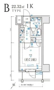 LEXE横濱関内【11階】の間取り