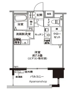 ヒルサイド横浜十日市場【3階】の間取り