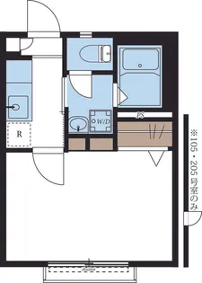 サンテラス【1階】の間取り
