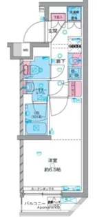 ジェノヴィア町田【2階】の間取り