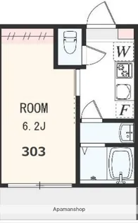 アザーレ・パッシオ中央林間【3階】の間取り