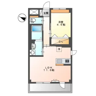 ATB松之内【3階】の間取り