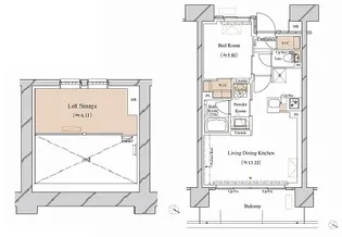 ブランシエスタ新丸子リバーフロント【15階】の間取り