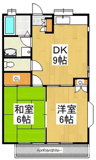 ウインベルB【2階】の間取り