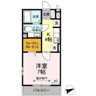 グラシューズ・M【2階】の間取り