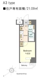 SHOKEN RESIDENCE 横浜鶴見V【9階】の間取り