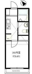 サンティエグラン横浜白楽【2階】の間取り
