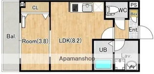 ジーメゾン伊勢原カエルム【3階】の間取り