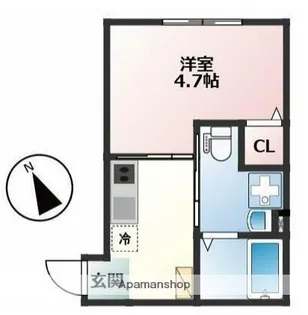 LINOATSURUGAMINE【1階】の間取り