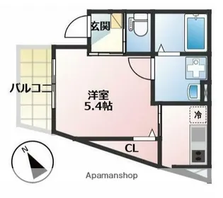 LINOATSURUGAMINE【1階】の間取り