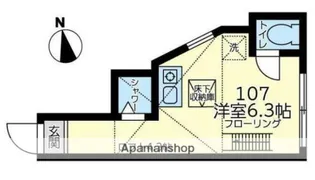 ユナイト田浦ロペス・ホルティージョ【1階】の間取り