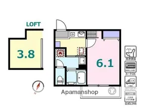シュガール御所山ONE【2階】の間取り