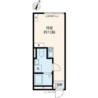 グランヴィラージュ相模原【3階】の間取り