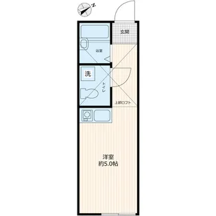 メゾン追浜【201号室】の間取り