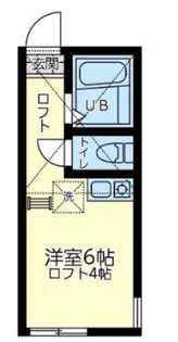 ユナイト追浜オルレアン【1階】の間取り