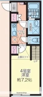 HaleLuana厚木関口【1階】の間取り