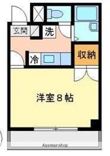 サーティーフォービル【2階】の間取り