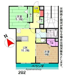 GRAND ARBRE【2階】の間取り