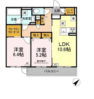 AN RESIDENCE【1階】の間取り