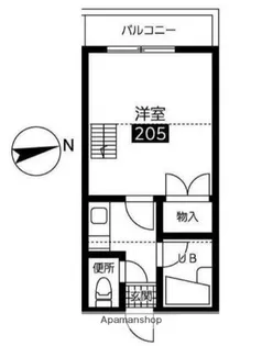 SS逗子ハイムⅢ【2階】の間取り