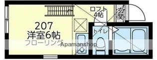 ユナイト根岸パステルナーク【2階】の間取り