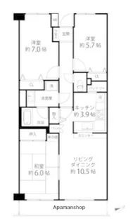 T’s garden横浜岸根公園【2階】の間取り