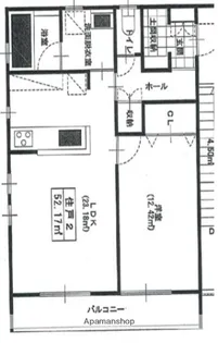 エイトピュア汐見台【2階】の間取り