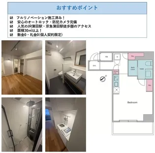 ブルーノコート蒲田【3階】の間取り