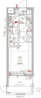 クレイシアIDZ横浜大倉山【1階】の間取り