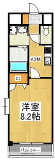 神興レジデンス【7階】の間取り