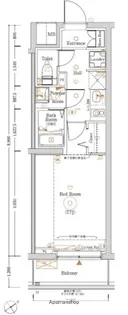 LOG登戸STATION SIDE【1階】の間取り