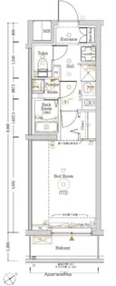 LOG登戸STATION SIDE【4階】の間取り