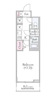 Log登戸Station side【3階】の間取り