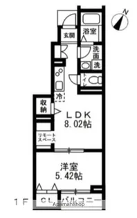 アイメゾン【1階】の間取り
